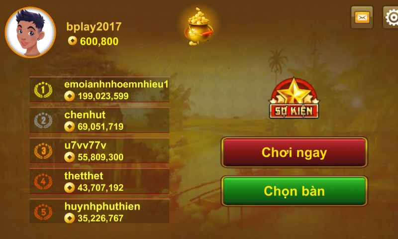 Tựa game phỏm trực tuyến tại New88